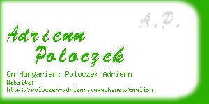 adrienn poloczek business card